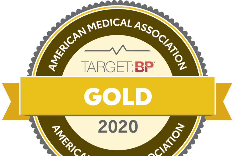 AMA Target Blood Pressure gold badge 2020