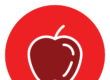 Cartoon apple icon