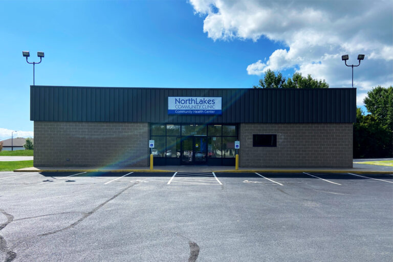 Outside of brick building