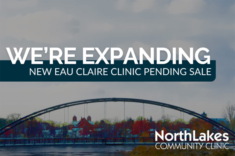 We're expanding. New Eau Claire Clinic pending sale.