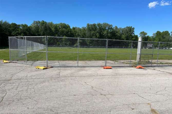 Fence around a field