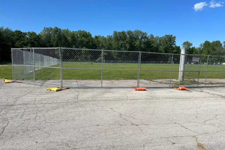 Fence around a field