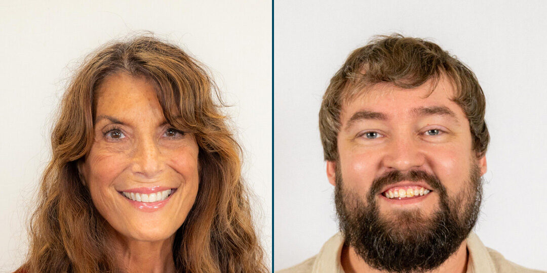 Headshot of female provider next to headshot of male provider