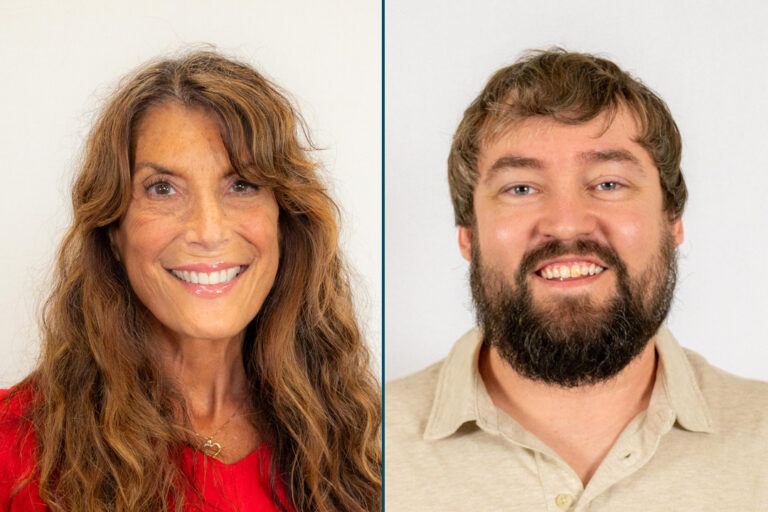 Headshot of female provider next to headshot of male provider