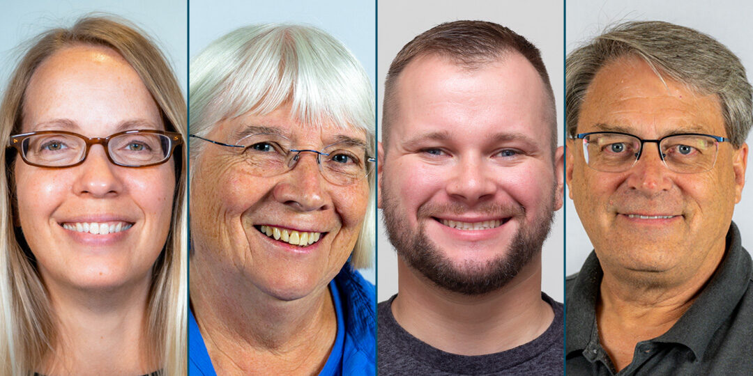 Four More NorthLakes Community Clinic Providers Join Eau Claires Care Team 4 provider headshots next to each other. 2 women and 2 men.