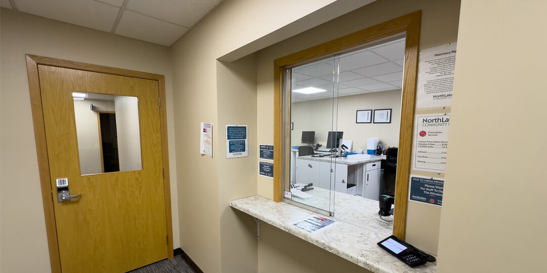 Reception area of clinic in Hayward